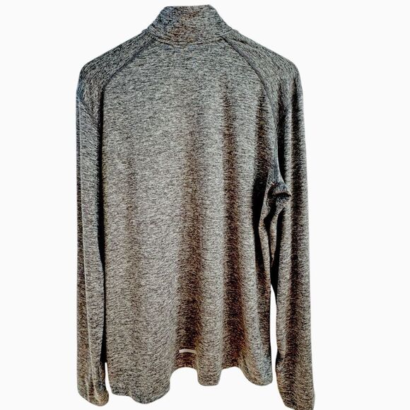 Nike Element Dri-First 1/2 Zip Long Sleeve Gray Running Logo Top. Large. - Picture 6 of 11